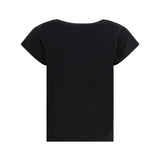 V-neck cotton T-shirt