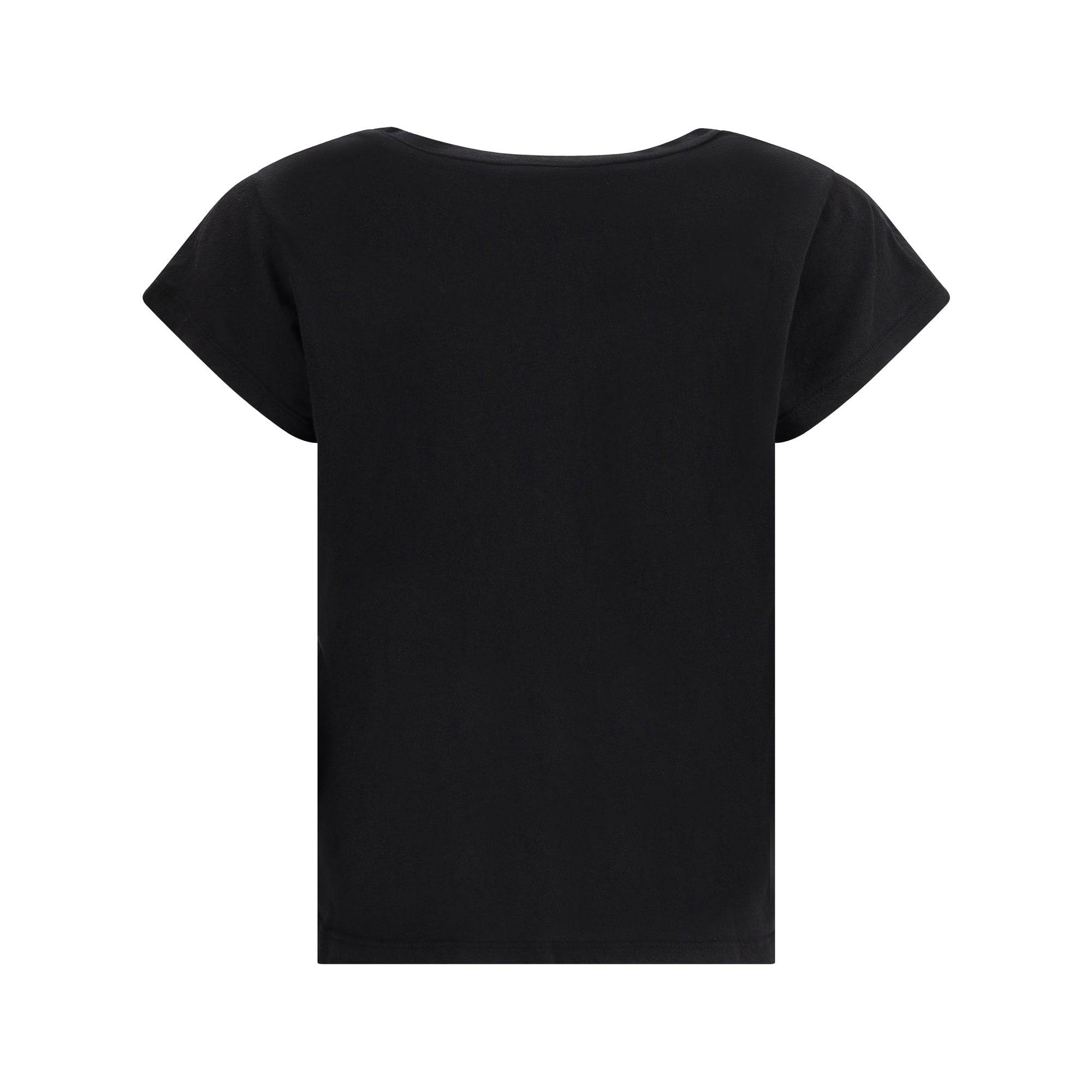 V-neck cotton T-shirt