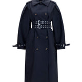 Double-breasted cotton Trench Coat with double belt