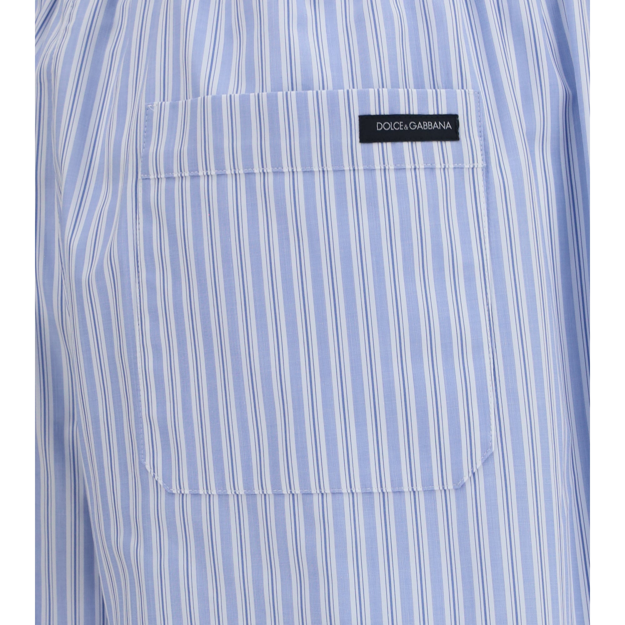 Striped poplin Pants