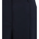 Wide-leg virgin wool Pants