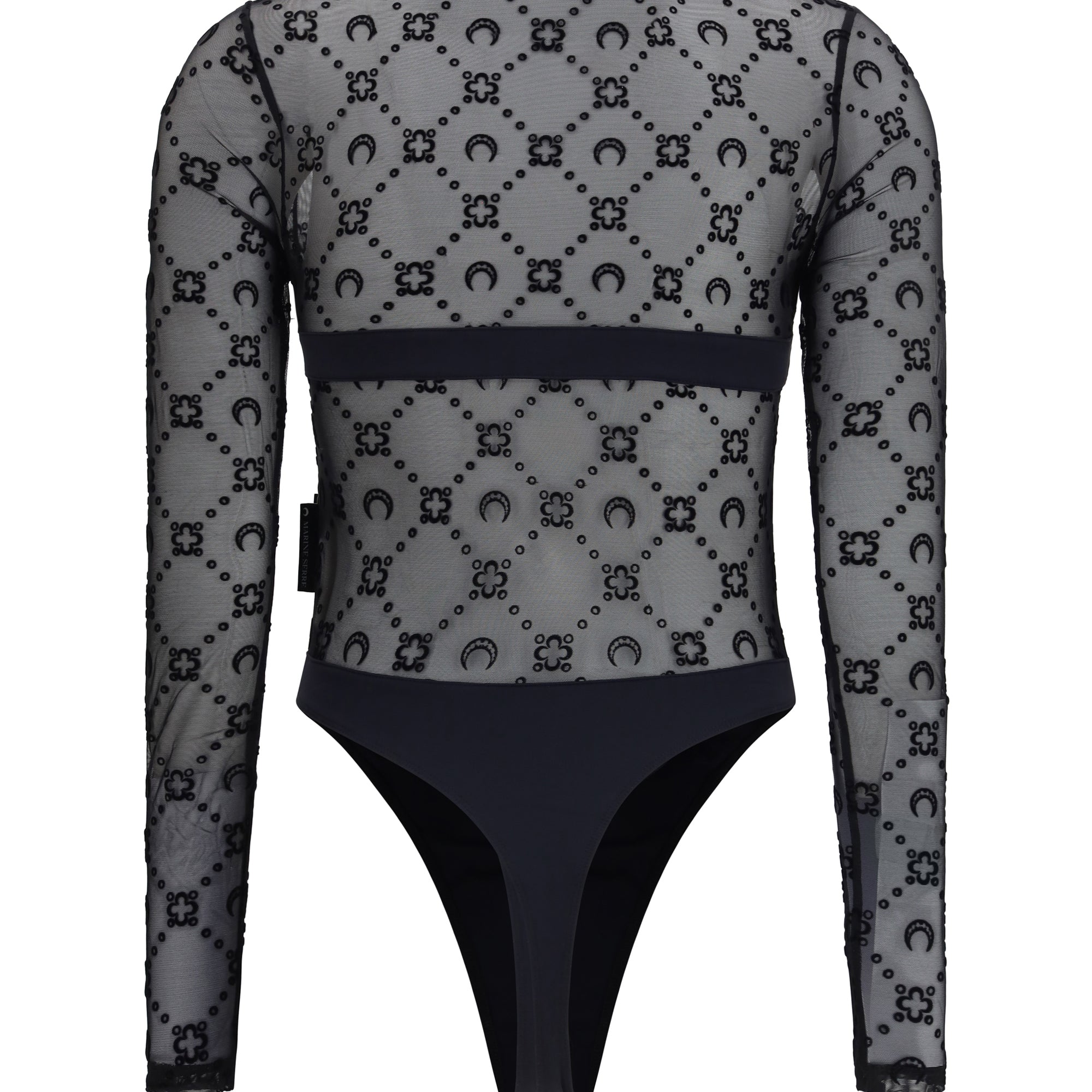 Mesh Body with Moon motif