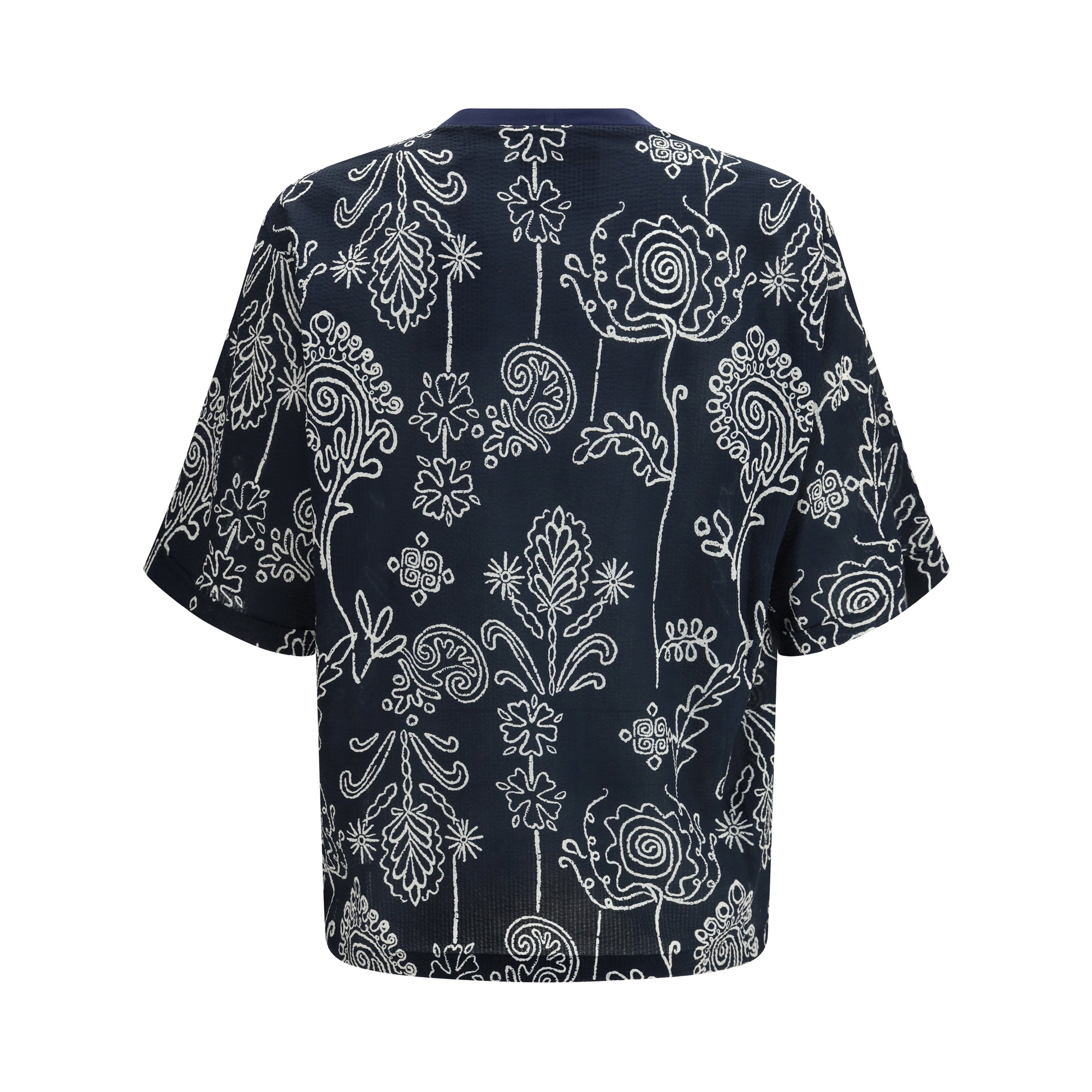 Cotton T-shirt with all over pattern