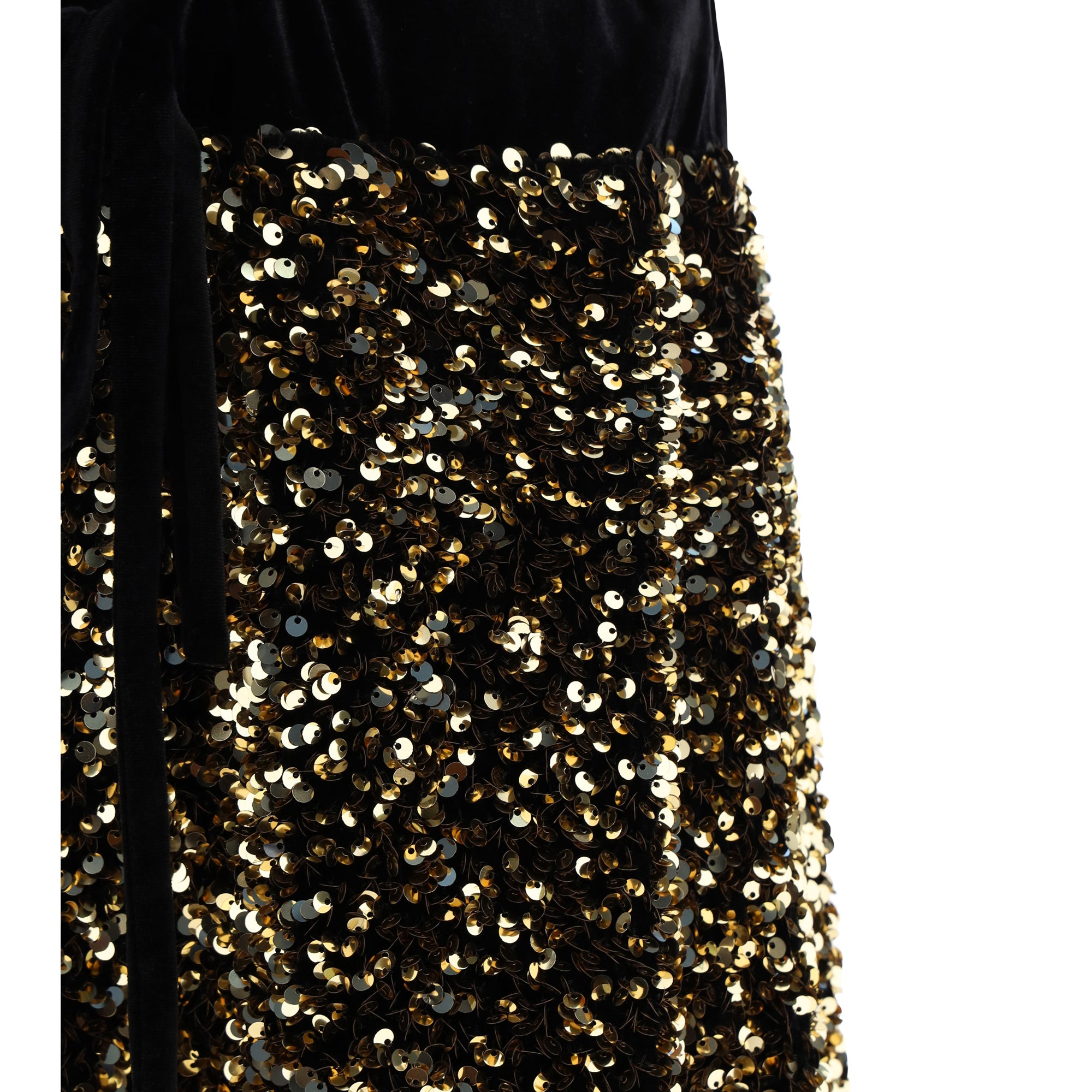 Velvet Pants with sequins