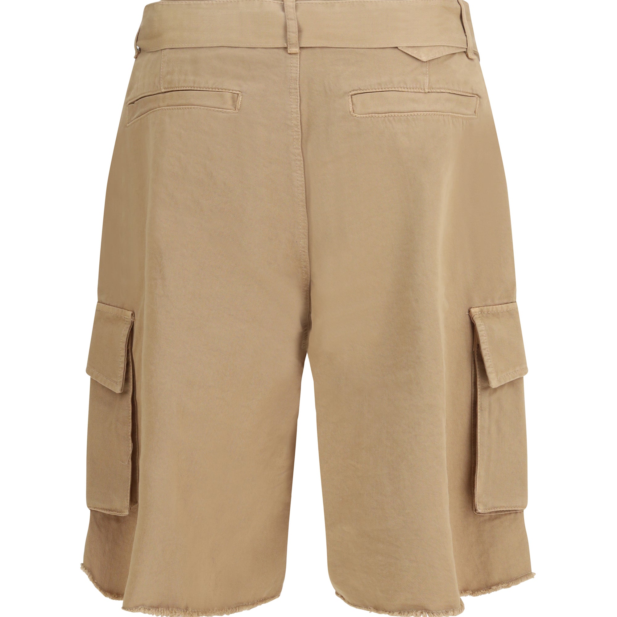 Belted button Cargo Shorts