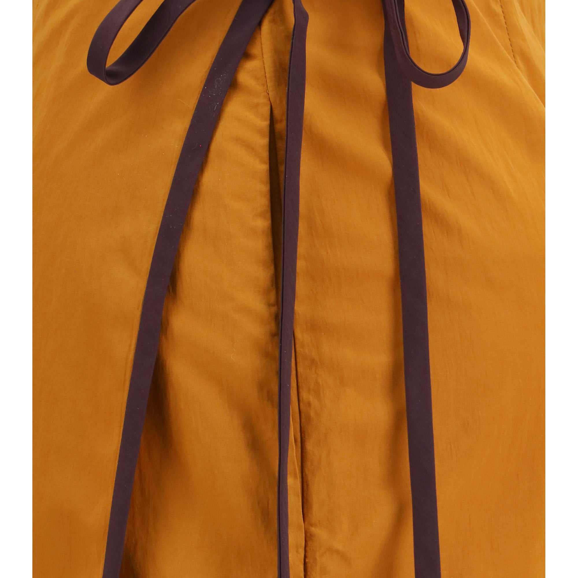 Tie-detail colour-block Skirt