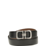 Reversible leather Belt with logo