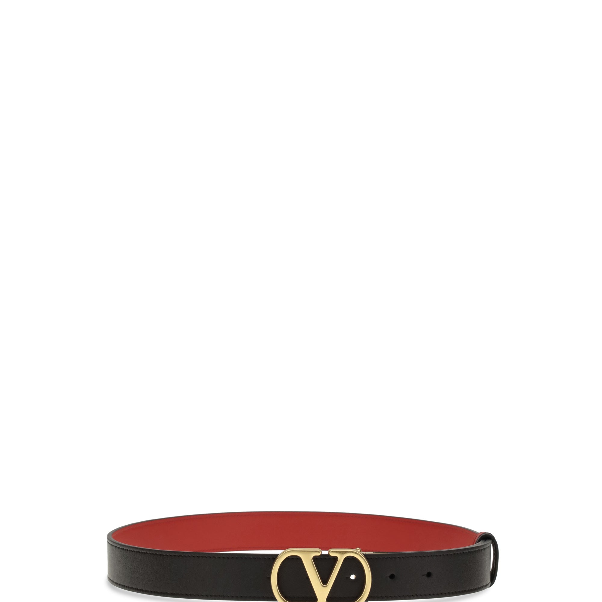 Reversible VLogo Signature Belt