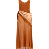 Aster scarf maxi Dress