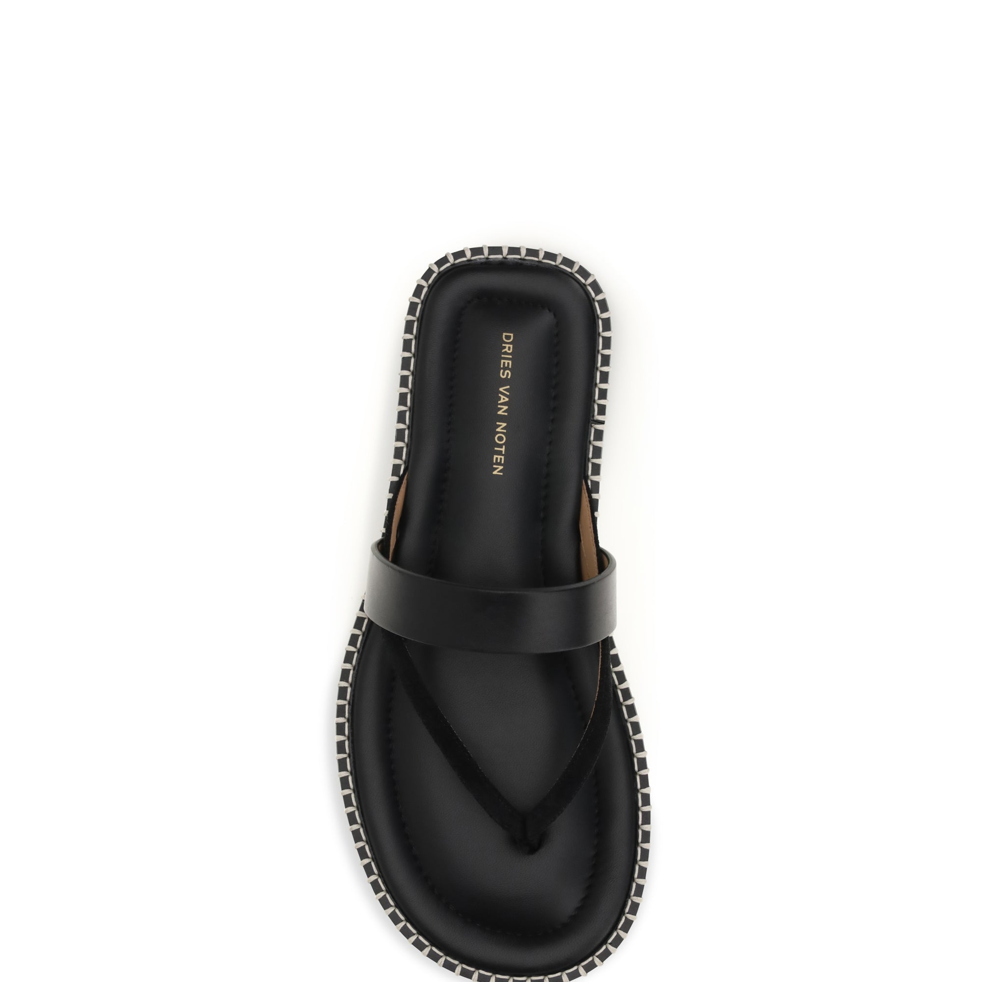 Slip-on leather Sandals with sequins
