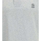 Polo in cotton jersey with short sleeves