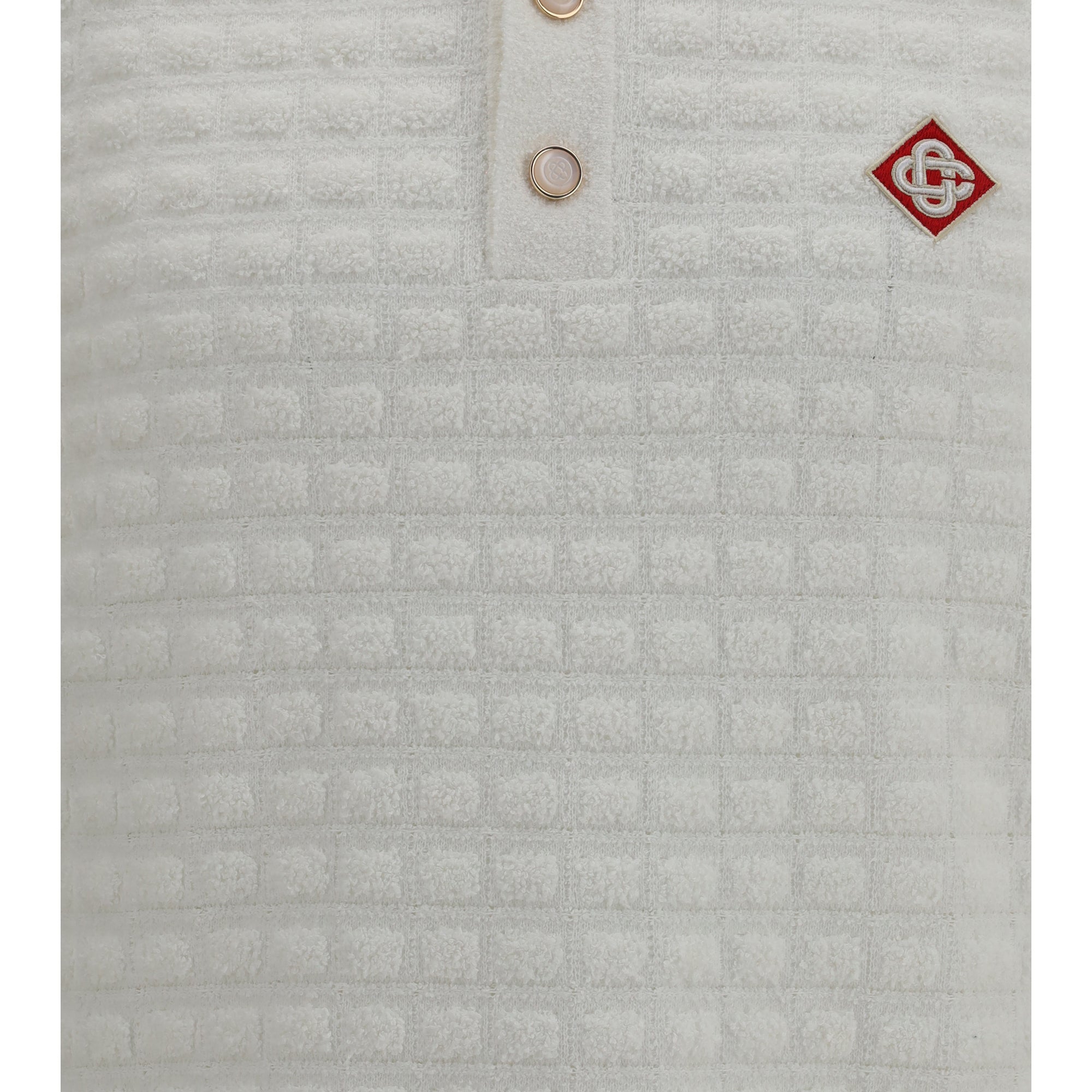 Short-sleeve bouclé Polo