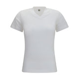 V-neck cotton jersey T-shirt