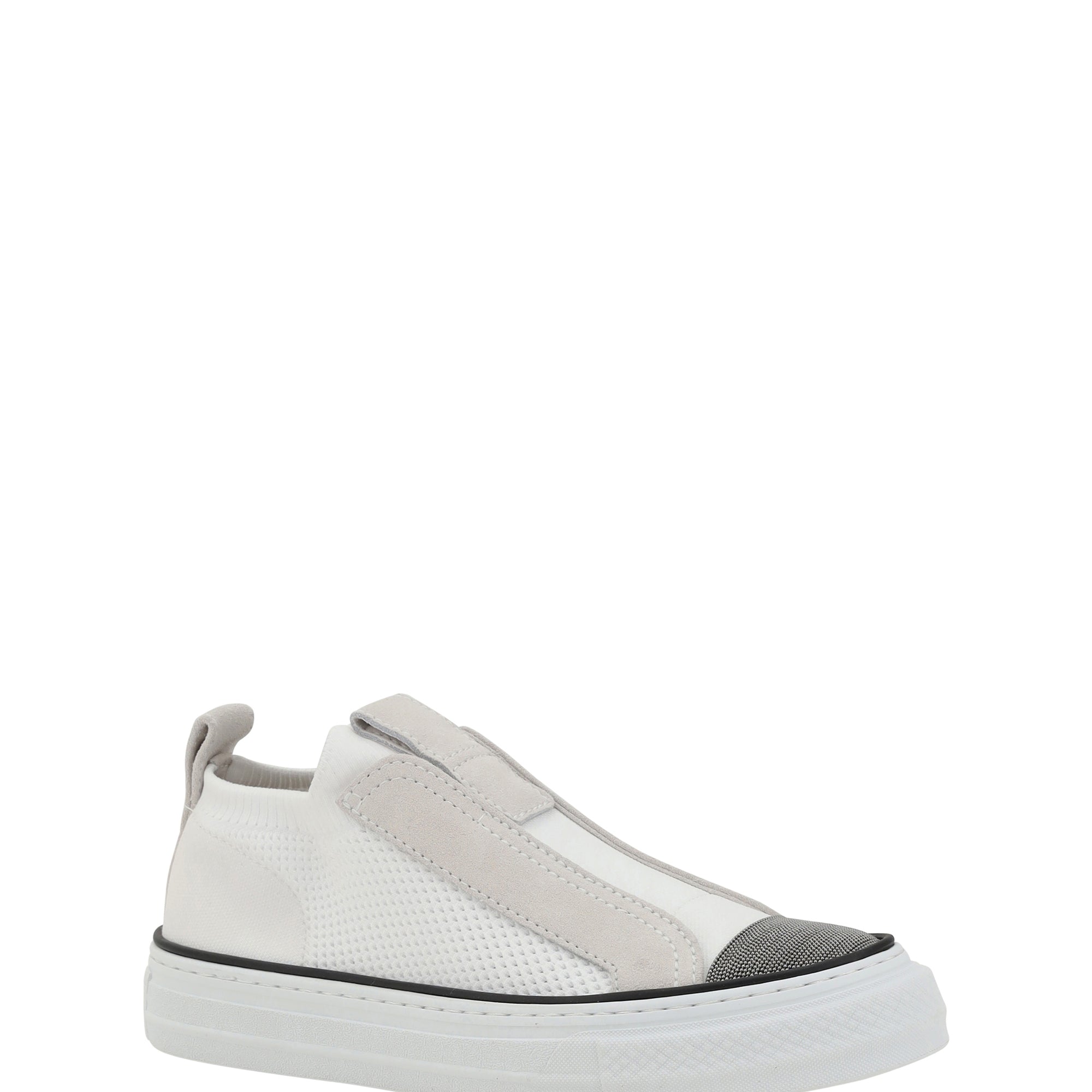 Sneakers with iconic embellishments