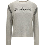 Knitted Sweater with logo lettering