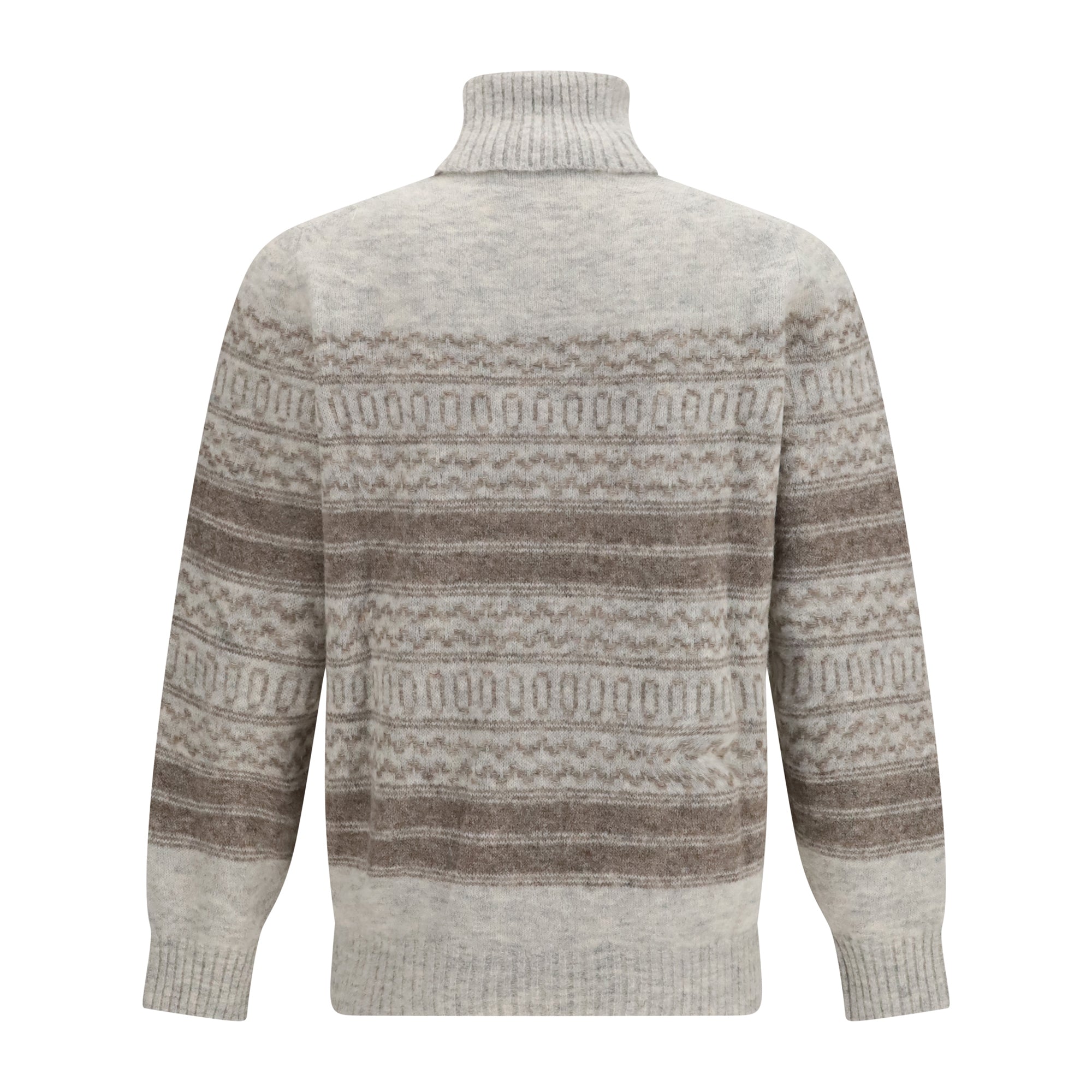Fair Isle knit turtleneck Sweater