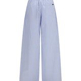 Striped poplin Pants