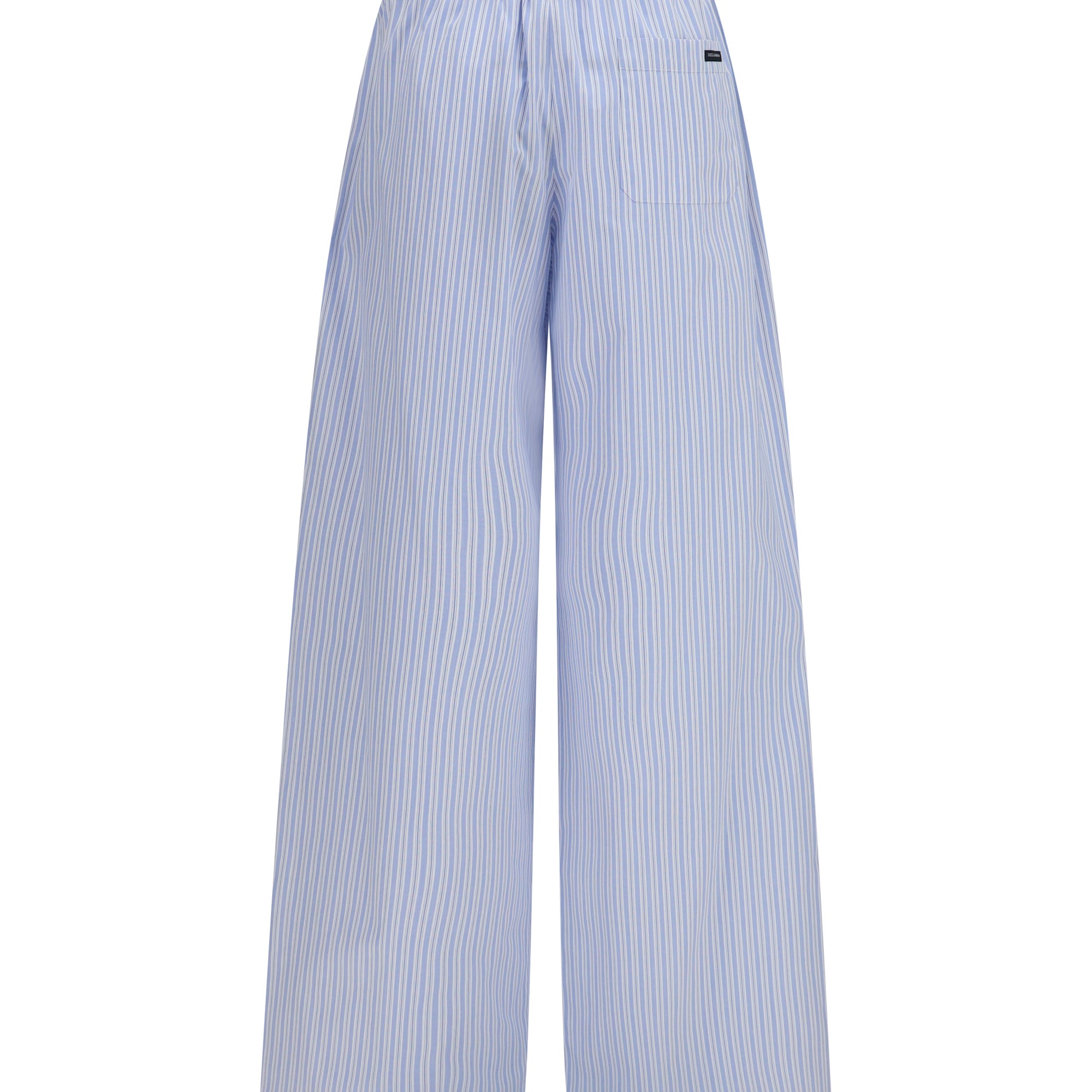 Striped poplin Pants