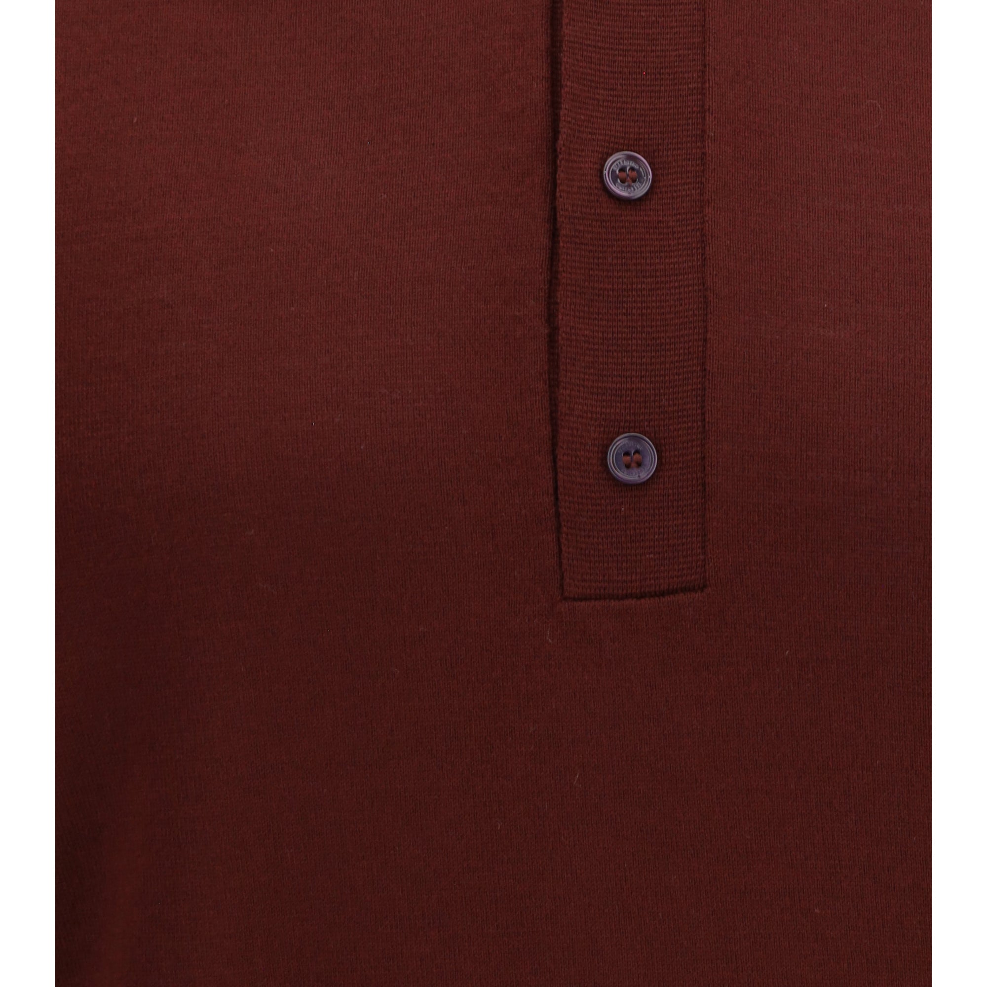 Wool Polo with VLogo embroidery