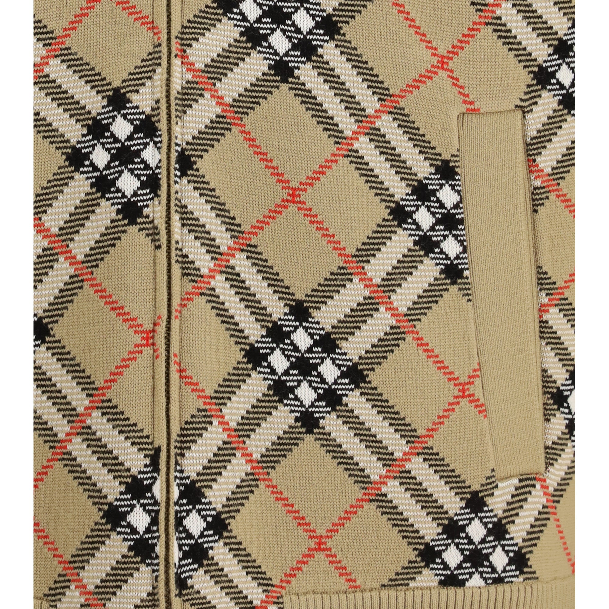 Vintage Check zip Cardigan