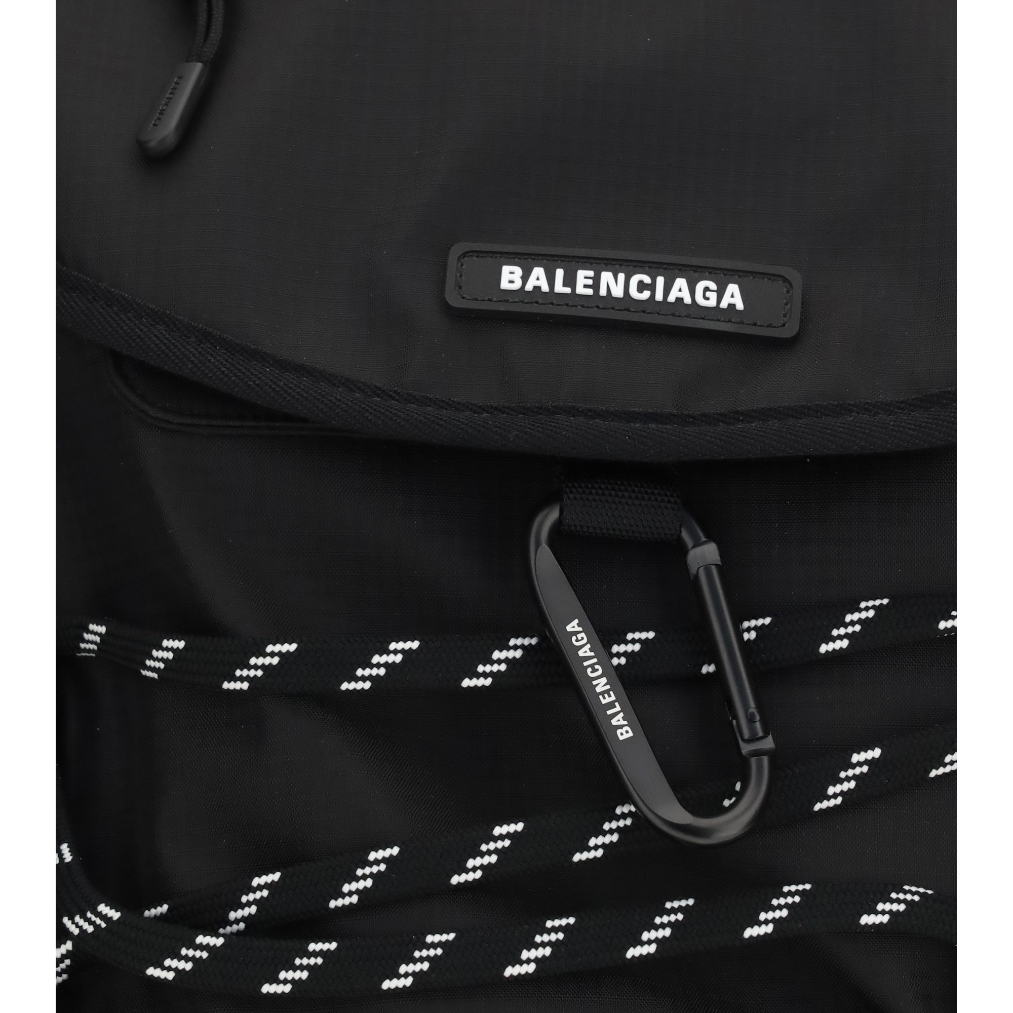 Metal carabiner detail Backpack