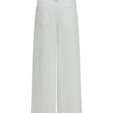 Straight-leg cotton Pants