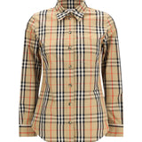 Stretch cotton Check Shirt