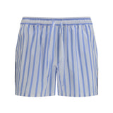 Striped poplin Bermuda Shorts