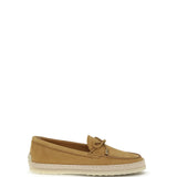 Suede and raffia Loafers
