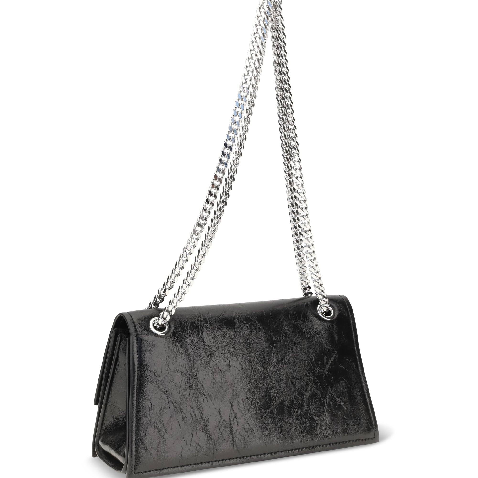 Kira suede Shoulder Bag with turn-lock detail