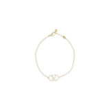 VLogo Signature Bracelet in metal and Swarovski® crystals