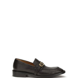 Leather Loafers with Medusa accessory