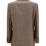 Checked double-breasted Blazer