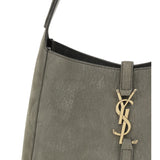 5 À 7 Supple Shoulder Bag in grained nubuck