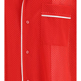 Technical mesh Shirt with reversed 22 print