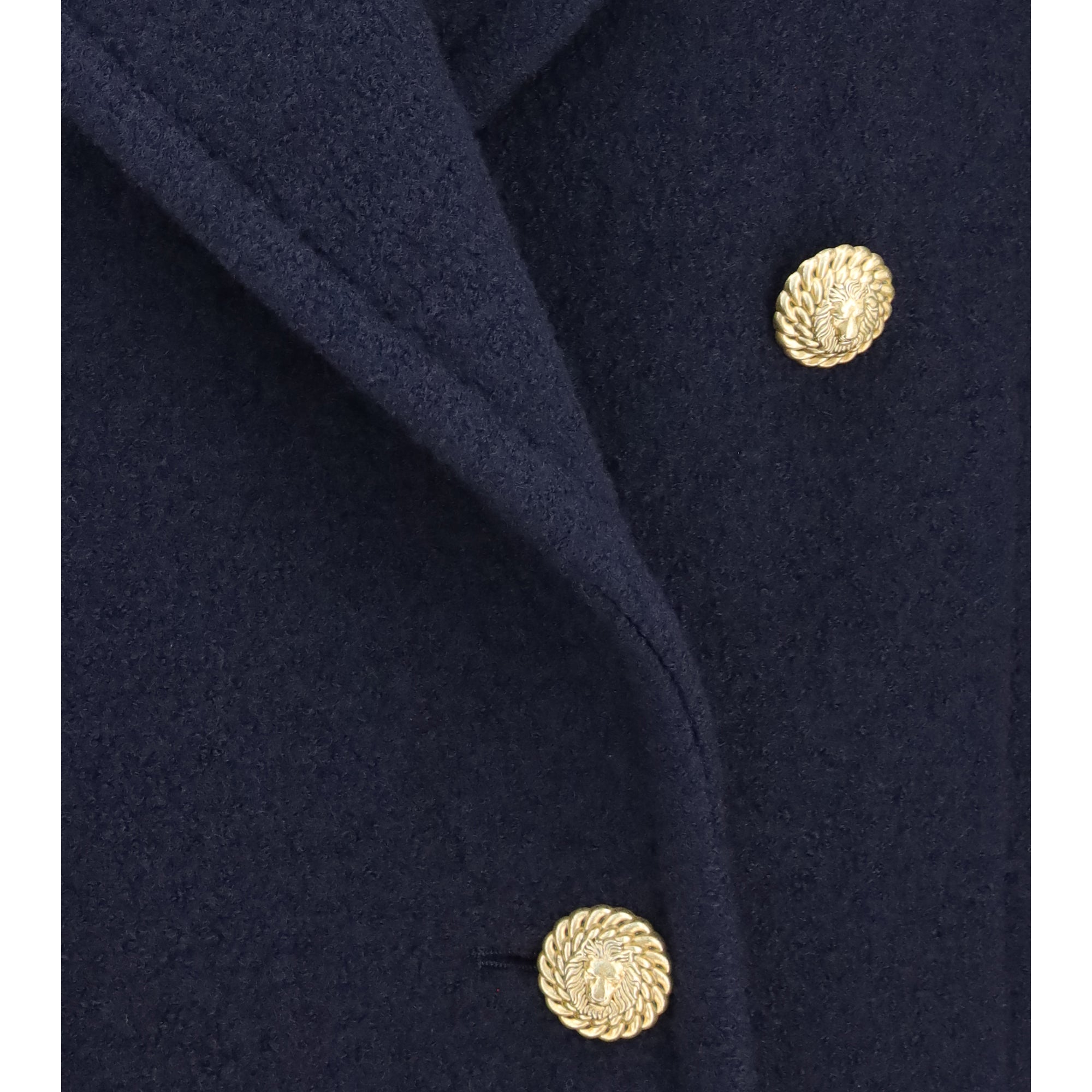 Double-breasted wool Coat with buttons