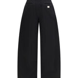 Wide-leg cotton Jeans