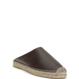 Leather Espadrilles Mules