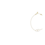 VLogo Signature Bracelet in metal and Swarovski® crystals