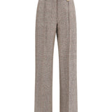 Tailored linen and wool-blend Pants