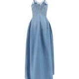 Denim Long Dress
