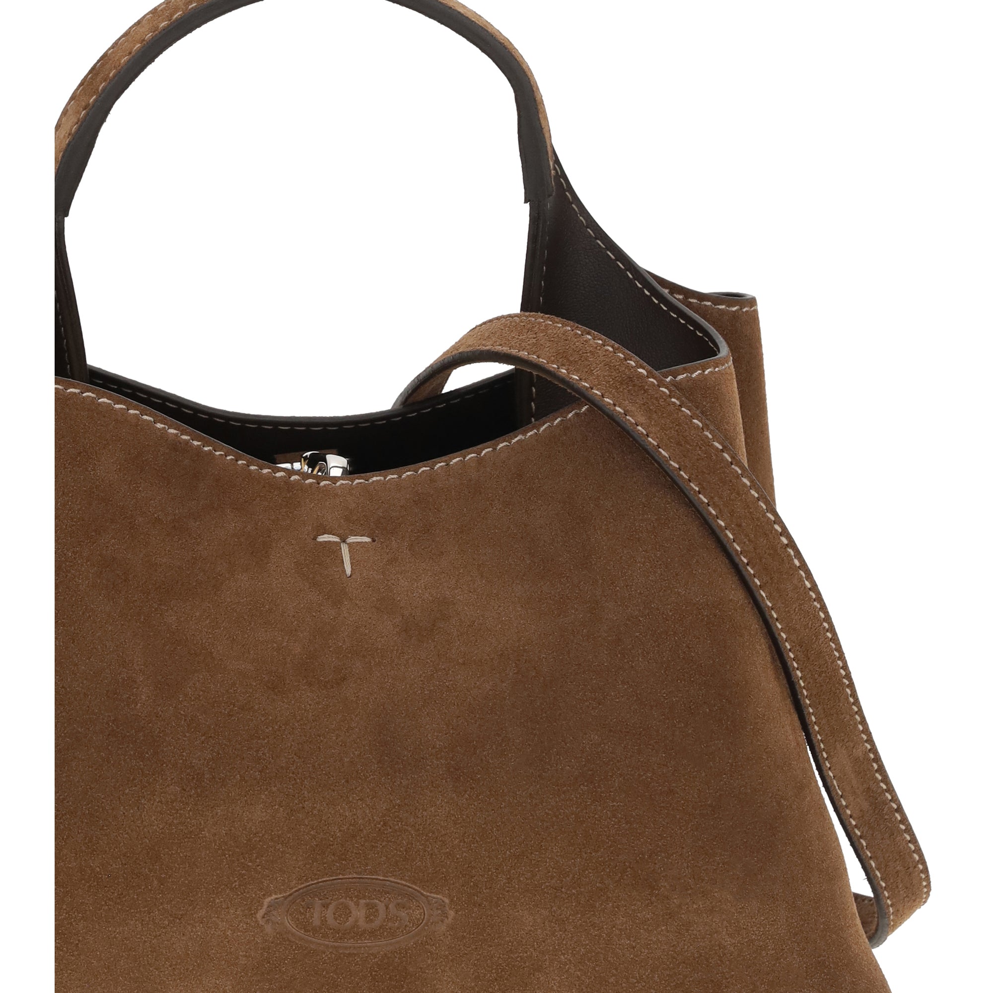 Suede Handbag