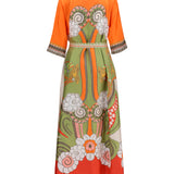 Silk Muumuu Dress