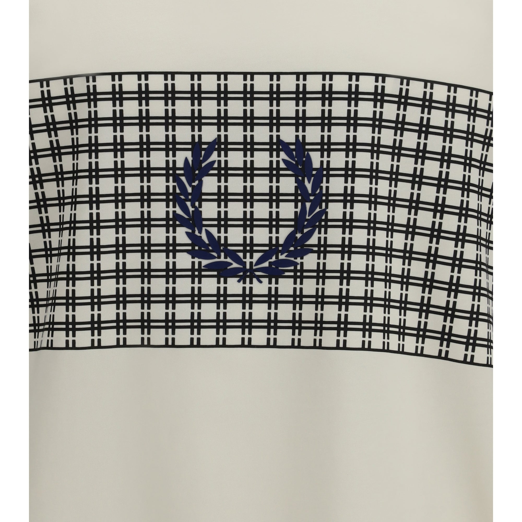 Tennis net-inspired graphic T-shirt