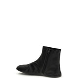 Leather ankle Boots lined with soft shearling
