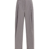 Striped pleated Pants