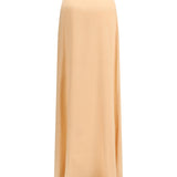 Classic long silk Skirt