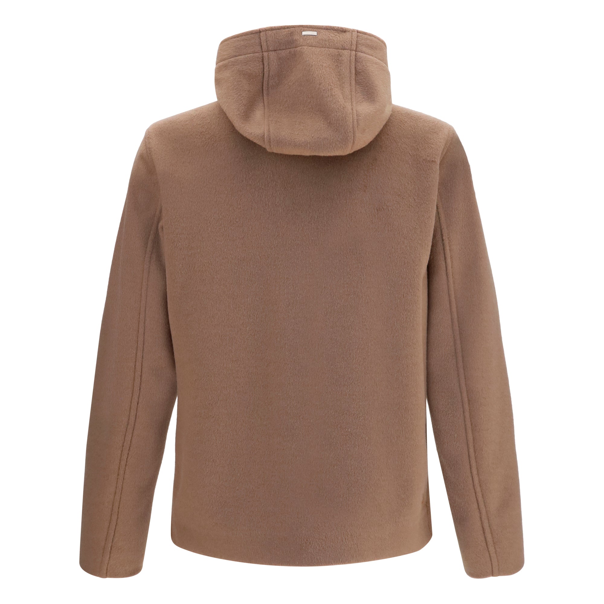 Hooded button-front Jacket