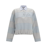 Striped Polo Sweatshirt