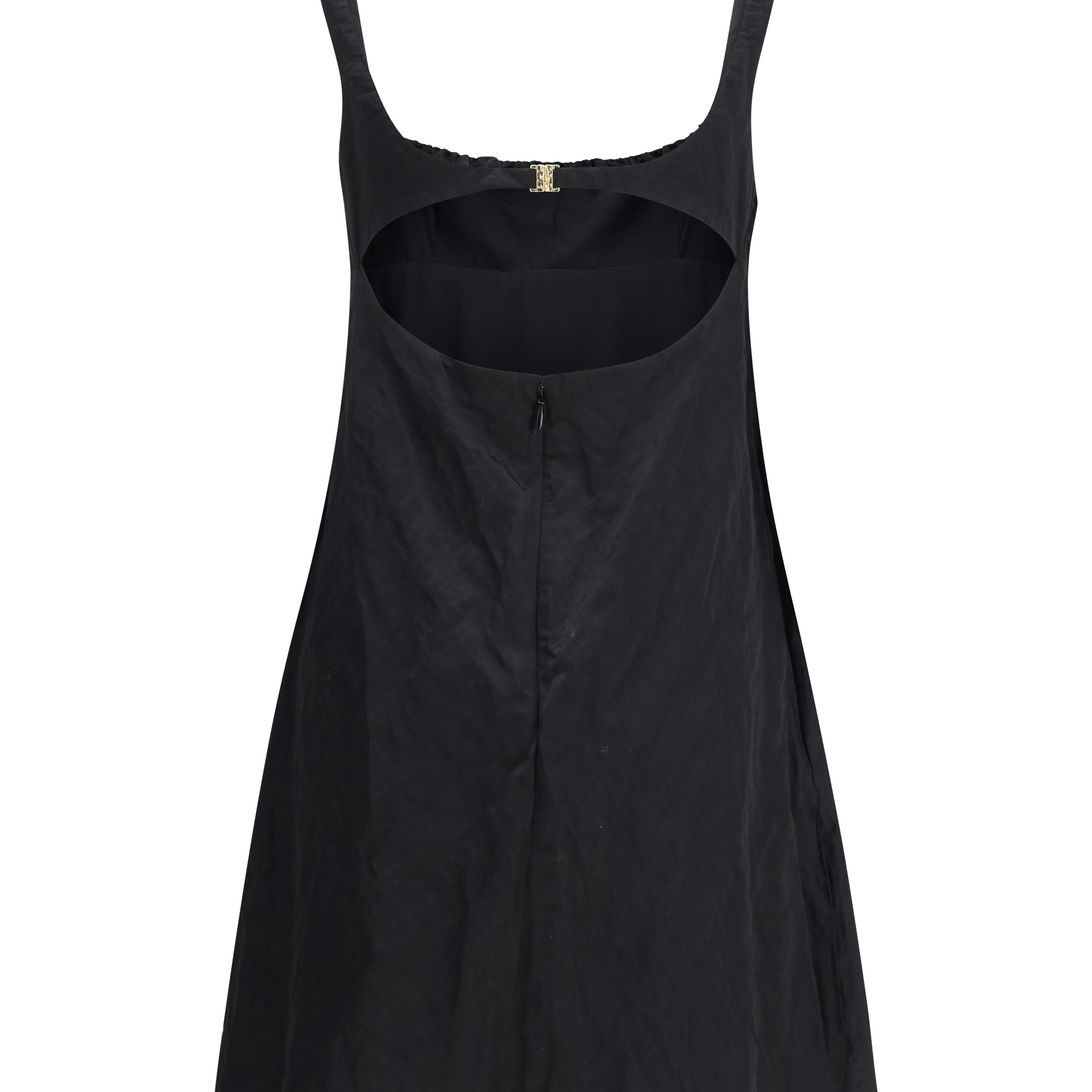 Mini Dress in washed technical satin